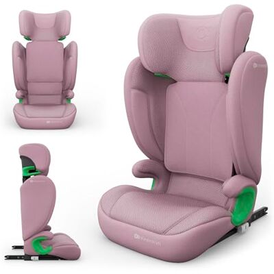 Kinderkraft JUNIOR FIX 2 PRO silla de coche 100-150 cm (3,5-12 años), ISOFIX + cinturón, reposacabezas ajustable, guiados de cinturón, H-GUARD, SPS, AIR FLOW transpirable, Rosa Kinderkraft JUNIOR FIX 2 PRO silla de coche 100-150 cm (3,5-12 años), ISOFIX + cinturón, reposacabezas ajustable, guiados de cinturón, H-GUARD, SPS, AIR FLOW transpirable, Rosa