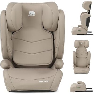 Deryan Alzador Coche Niño Charlie, i-Size, 100-150 cm, Silla Coche Grupo 1 2 3, de 3.5 a 12 años, de 15 a 36 kg, Elevador Coche, Fácil Instalación con Cinturón (con ISOFIX Turrón) Deryan Alzador Coche Niño Charlie, i-Size, 100-150 cm, Silla Coche Grupo 1 2 3, de 3.5 a 12 años, de 15 a 36 kg, Elevador Coche, Fácil Instalación con Cinturón (con ISOFIX Turrón)