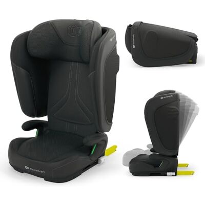 Kinderkraft UNITY 2 i-Size, Silla de coche plegable 100–150 cm, De 3,5 a 12 años aproximadamente, Reposacabezas ajustable, Tapizado con sistema AIR FLOW, Ajuste del respaldo en 5 posiciones, Negro Kinderkraft UNITY 2 i-Size, Silla de coche plegable 100–150 cm, De 3,5 a 12 años aproximadamente, Reposacabezas ajustable, Tapizado con sistema AIR FLOW, Ajuste del respaldo en 5 posiciones, Negro