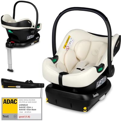 lionelo ASTRID i-Size SET Silla de Coche con Base 40-87 cm (Grupo 0+) Portabebés Montaje ISOFIX, Cinturones de Seguridad 3 Puntos Protección Lateral, Reductor Dri-Seat, i-Size R129 lionelo ASTRID i-Size SET Silla de Coche con Base 40-87 cm (Grupo 0+) Portabebés Montaje ISOFIX, Cinturones de Seguridad 3 Puntos Protección Lateral, Reductor Dri-Seat, i-Size R129