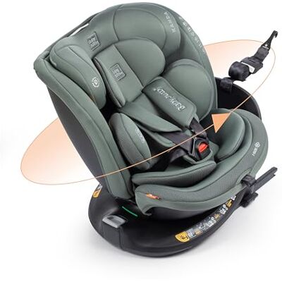 Babyauto – Silla de coche KANDA iFix 40-150 Centímetros i-Size – Isofix + Top Tether en base – Giro 360° – A contramarcha hasta 105 Centímetros – 4 reclinados – Reposacabezas ajustable (Pine Green) Babyauto – Silla de coche KANDA iFix 40-150 Centímetros i-Size – Isofix + Top Tether en base – Giro 360° – A contramarcha hasta 105 Centímetros – 4 reclinados – Reposacabezas ajustable (Pine Green)