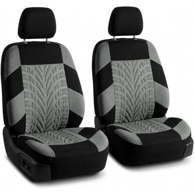 FH GROUP Juego de Fundas de Asiento de Coche de Tela Asiento de Coche con Respaldo bajo con reposacabezas extraíble, Ajuste Universal, Compatible con Bolsa de Aire para SUV, FH GROUP Juego de Fundas de Asiento de Coche de Tela Asiento de Coche con Respaldo bajo con reposacabezas extraíble, Ajuste Universal, Compatible con Bolsa de Aire para SUV,