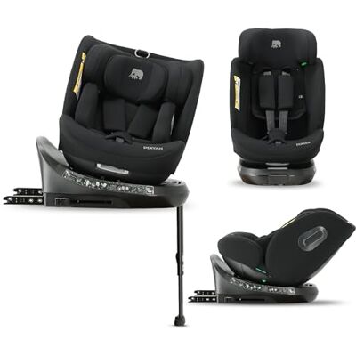 Deryan Carly Silla de coche 360° i-Size Giratoria 360 grados, silla de coche 0-36 kg, 0-12 años, ISOFIX, silla reclinable en 8 posiciones e reposacabezas en 12 posiciones (Negro) Deryan Carly Silla de coche 360° i-Size Giratoria 360 grados, silla de coche 0-36 kg, 0-12 años, ISOFIX, silla reclinable en 8 posiciones e reposacabezas en 12 posiciones (Negro)
