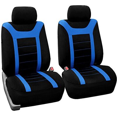 FH GROUP Juego de Fundas para Asientos Delanteros de automóvil, de Tela Azul, para Asientos de Respaldo bajo con reposacabezas extraíbles, Ajuste Universal, compatibles con Bolsa de Aire para SUV, FH GROUP Juego de Fundas para Asientos Delanteros de automóvil, de Tela Azul, para Asientos de Respaldo bajo con reposacabezas extraíbles, Ajuste Universal, compatibles con Bolsa de Aire para SUV,