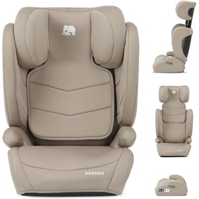 Deryan Asiento infantil Charlie i-Size 100-150 cm Grupo 1/2/3, 9-36kg, 3,5 a 12 años, asiento infantil para coche con fijación de cinturón Reposacabezas ajustable, protección contra impactos Deryan Asiento infantil Charlie i-Size 100-150 cm Grupo 1/2/3, 9-36kg, 3,5 a 12 años, asiento infantil para coche con fijación de cinturón Reposacabezas ajustable, protección contra impactos