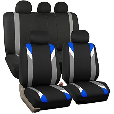 FH GROUP Fundas de Asientos de Coche Juego Completo de Tela Fundas de Asientos para Asientos de Coche de Respaldo Bajo con Reposacabezas Extraíble, Ajuste Universal, Funda de Asiento Automotriz FH GROUP Fundas de Asientos de Coche Juego Completo de Tela Fundas de Asientos para Asientos de Coche de Respaldo Bajo con Reposacabezas Extraíble, Ajuste Universal, Funda de Asiento Automotriz