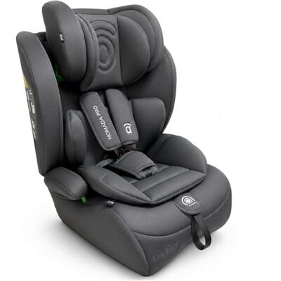Asalvo Silla de Coche i-Size 76-150 cm (15 meses–12 años) Grupo 1 2 3, Ligera 5 kg, Instalación con Cinturón, Arnés 5 Puntos, Protección Lateral – Nómada Pro Gris Asalvo Silla de Coche i-Size 76-150 cm (15 meses–12 años) Grupo 1 2 3, Ligera 5 kg, Instalación con Cinturón, Arnés 5 Puntos, Protección Lateral – Nómada Pro Gris