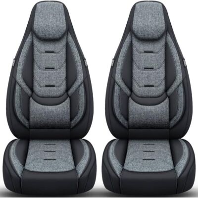 BREMER SITZBEZÜGE Fundas protectoras compatibles para Nissan Qashqai 3 J12 a partir de 2021 en negro/gris H1 BREMER SITZBEZÜGE Fundas protectoras compatibles para Nissan Qashqai 3 J12 a partir de 2021 en negro/gris H1