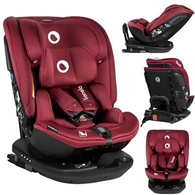 lionelo Bastiaan RWF i-Size Silla de Coche para Bebé Giratoria 360° 0-36kg, Instalaciión Delantera y Trasera (18kg), ISOFIX TopTether, Reposacabezas y Respaldo Ajustables Protección Lateral lionelo Bastiaan RWF i-Size Silla de Coche para Bebé Giratoria 360° 0-36kg, Instalaciión Delantera y Trasera (18kg), ISOFIX TopTether, Reposacabezas y Respaldo Ajustables Protección Lateral
