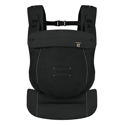 Cybex Gold AMYA Mochila Portabebés, Desde Nacimiento Hasta 3 Años Aprox, Peso del Niño: Mín. 3,2 kg, Máx. 15 kg, Peso del Portabebés: 760 g, Diseño Autoadaptable, Tejido Transpirable, Magic Black Cybex Gold AMYA Mochila Portabebés, Desde Nacimiento Hasta 3 Años Aprox, Peso del Niño: Mín. 3,2 kg, Máx. 15 kg, Peso del Portabebés: 760 g, Diseño Autoadaptable, Tejido Transpirable, Magic Black