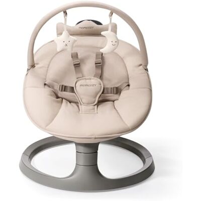 momcozy 2 en 1 Hamaca Bebe Electrica con Soporte de Doble Brazo hasta 30kg Mecedora bebe electrica convertible en asiento fijo, 4 modos y 4 velocidades de balanceo, 2 posiciones de reclinación momcozy 2 en 1 Hamaca Bebe Electrica con Soporte de Doble Brazo hasta 30kg Mecedora bebe electrica convertible en asiento fijo, 4 modos y 4 velocidades de balanceo, 2 posiciones de reclinación
