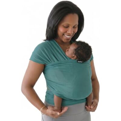 Boba Freedom Together Fular Portabebés Ergonómico. Ligero y Transpirable de Malla para Recién Nacidos y Bebés (3,2–15,9 kg), Fular Elástico de Verano, Talla Única, Green Boba Freedom Together Fular Portabebés Ergonómico. Ligero y Transpirable de Malla para Recién Nacidos y Bebés (3,2–15,9 kg), Fular Elástico de Verano, Talla Única, Green