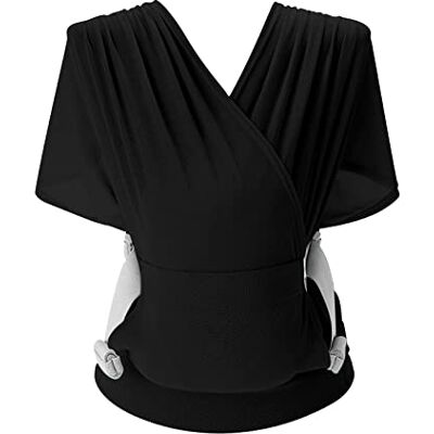 SONARIN Transpirable Fular Portabebés,Ergonómico Portador de Bebé Bandolera Portabebés Ligero Portátil Mochila Portabebés Portadores Elástico para Recién Nacidos de hasta 15 kg(Negro) SONARIN Transpirable Fular Portabebés,Ergonómico Portador de Bebé Bandolera Portabebés Ligero Portátil Mochila Portabebés Portadores Elástico para Recién Nacidos de hasta 15 kg(Negro)