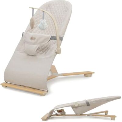 Kinderkraft MIMI, hamaca bebé, sin pilas, 3 posiciones, Beige Kinderkraft MIMI, hamaca bebé, sin pilas, 3 posiciones, Beige