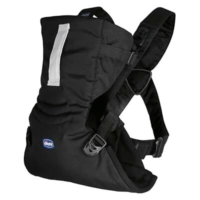 Chicco EasyFit Portabebés Ergonómico de 0 Meses a 9 kg, Mochila Bebé Fácil de Usar para Llevar el Bebé Mirando hacia los Padres, Mochila Portabebés con Sujeción para Cabeza y Cuello, Negro (Black) Chicco EasyFit Portabebés Ergonómico de 0 Meses a 9 kg, Mochila Bebé Fácil de Usar para Llevar el Bebé Mirando hacia los Padres, Mochila Portabebés con Sujeción para Cabeza y Cuello, Negro (Black)