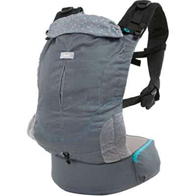 Chicco Myamaki Fit Portabebés Ergonómico de 0 Meses a 15 kg, Mochila Bebé Evolutiva Multifunción con Asiento y Paneles Ajustables, Mochila Portabebés con Sujeción para Cabeza y Cuello, Color Gris Chicco Myamaki Fit Portabebés Ergonómico de 0 Meses a 15 kg, Mochila Bebé Evolutiva Multifunción con Asiento y Paneles Ajustables, Mochila Portabebés con Sujeción para Cabeza y Cuello, Color Gris
