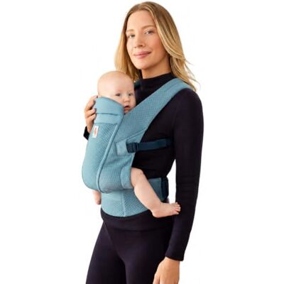 Ergobaby Omni Lite Portabebés para recién nacidos y niños pequeños de 0 a Portabebés ergonómico de malla con soporte para la cabeza y el cuello, posición saludable de la cadera, de 3,2 a 15,9 kg Ergobaby Omni Lite Portabebés para recién nacidos y niños pequeños de 0 a Portabebés ergonómico de malla con soporte para la cabeza y el cuello, posición saludable de la cadera, de 3,2 a 15,9 kg