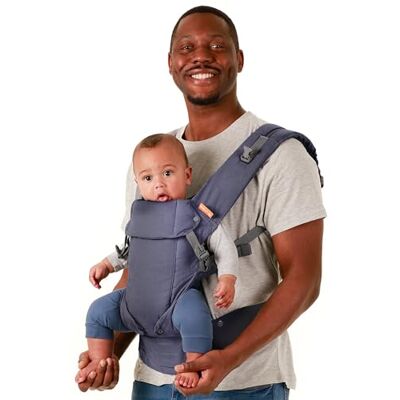 Beco Gemini Portabebés Ergonómico Recién Nacido, 3-16 kg, Lino Azul Beco Gemini Portabebés Ergonómico Recién Nacido, 3-16 kg, Lino Azul