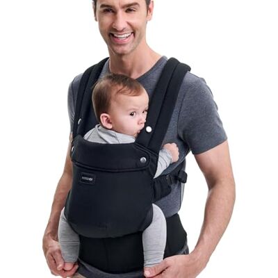 momcozy Mochila Portabebés Ergonómica, Cómoda y Ligera para Bebés 3–24 Meses, Fácil de Poner, Soporte Lumbar Mejorado, Manos Libres momcozy Mochila Portabebés Ergonómica, Cómoda y Ligera para Bebés 3–24 Meses, Fácil de Poner, Soporte Lumbar Mejorado, Manos Libres