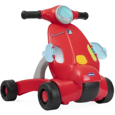 Chicco Primeros Pasos para Niños Vespa Primavera, Primeros Pasos Montable con 4 Ruedas Estables, Centro de Actividades Manuales con Espejo, Faro Giratorio y Sonidos, Seguro Anti-Tropiezo Chicco Primeros Pasos para Niños Vespa Primavera, Primeros Pasos Montable con 4 Ruedas Estables, Centro de Actividades Manuales con Espejo, Faro Giratorio y Sonidos, Seguro Anti-Tropiezo