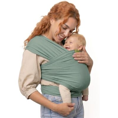 Boba Fular Elástico Portabebé Ergonómico Wrap (Sage Green) Boba Fular Elástico Portabebé Ergonómico Wrap (Sage Green)
