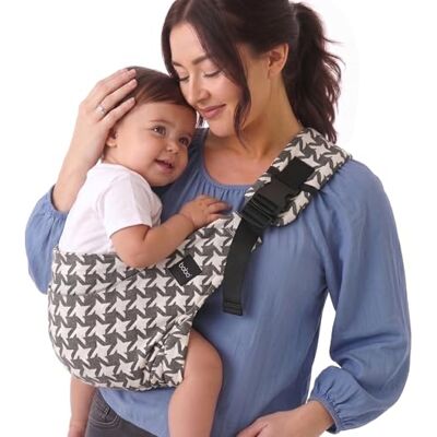 Boba Buddy Bandolera Porteo Cadera Niño, Algodón, Houndstooth Boba Buddy Bandolera Porteo Cadera Niño, Algodón, Houndstooth