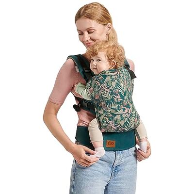 Kinderkraft Mochila Portabebé MILO, Canguro, Ergonómico, Transpirable, Verde Kinderkraft Mochila Portabebé MILO, Canguro, Ergonómico, Transpirable, Verde