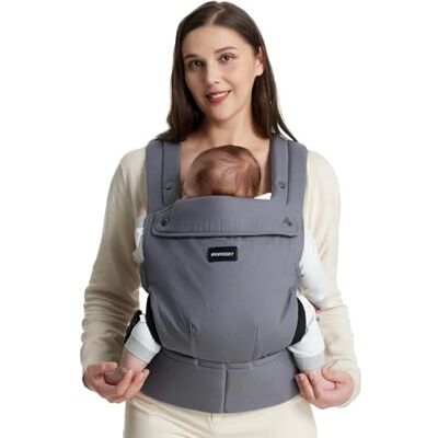 momcozy Mochila Portabebés Ergonómica, Cómoda y Ligera para Bebés 3–24 Meses, Fácil de Poner, Soporte Lumbar Mejorado, Manos Libres momcozy Mochila Portabebés Ergonómica, Cómoda y Ligera para Bebés 3–24 Meses, Fácil de Poner, Soporte Lumbar Mejorado, Manos Libres
