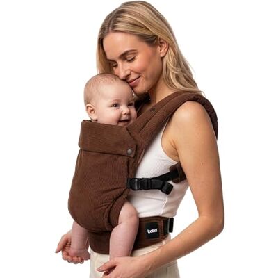 Boba Auri Portabebés Algodón Recién Nacido, 3-20 kg, Brown Corduroy Boba Auri Portabebés Algodón Recién Nacido, 3-20 kg, Brown Corduroy