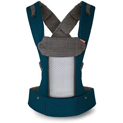 Beco Portabebés Recién Nacido-Niño, Malla, 3-20 kg, Teal Beco Portabebés Recién Nacido-Niño, Malla, 3-20 kg, Teal