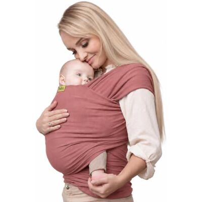 Boba Fular Elástico Portabebé Ergonómico Wrap (Dusty Pink) Fular Portabebé Transpirable Manos Libres; sujeción Ergonómica y Segura del recién nacido al niño pequeño, 3-16 kg. Boba Fular Elástico Portabebé Ergonómico Wrap (Dusty Pink) Fular Portabebé Transpirable Manos Libres; sujeción Ergonómica y Segura del recién nacido al niño pequeño, 3-16 kg.
