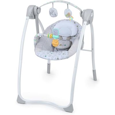 Bright Starts Disney Baby Columpio para Bebé Winnie the Pooh por , 6 Velocidades de Balanceo y Temporizador, Plegable, Barra de Juguetes Extraíble, Unisex, Recién Nacido 9 kg Bright Starts Disney Baby Columpio para Bebé Winnie the Pooh por , 6 Velocidades de Balanceo y Temporizador, Plegable, Barra de Juguetes Extraíble, Unisex, Recién Nacido 9 kg