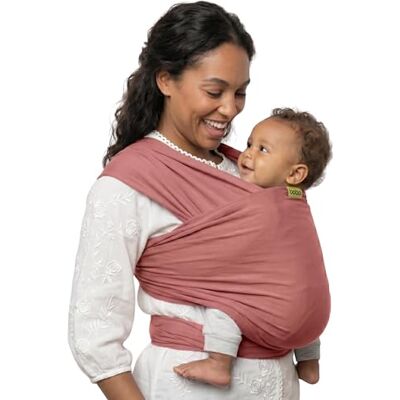 Boba Fular Elástico Portabebé Ergonómico Wrap (Dusty Pink) Boba Fular Elástico Portabebé Ergonómico Wrap (Dusty Pink)