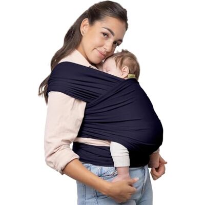 Boba Fular Elástico Portabebé Ergonómico Wrap (Navy) Boba Fular Elástico Portabebé Ergonómico Wrap (Navy)