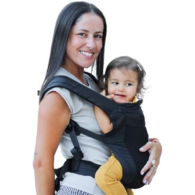 Beco Fly Mochila Portabebé Ligera Niño, Plegable, 7-20 kg, Negro Beco Fly Mochila Portabebé Ligera Niño, Plegable, 7-20 kg, Negro