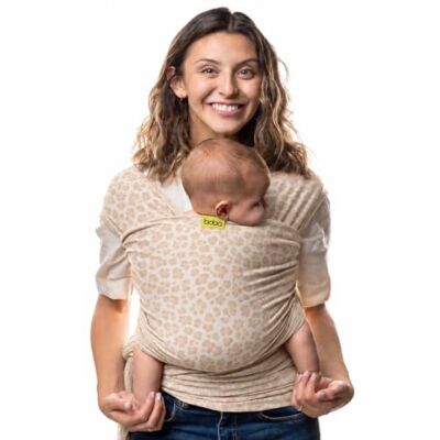 Boba Fular Portabebé Elástico, Algodón, Recién Nacido, Sand Leopard Fular Portabebé Transpirable Manos Libres; sujeción Ergonómica y Segura del recién nacido al niño pequeño, 3-16 kg. Boba Fular Portabebé Elástico, Algodón, Recién Nacido, Sand Leopard Fular Portabebé Transpirable Manos Libres; sujeción Ergonómica y Segura del recién nacido al niño pequeño, 3-16 kg.