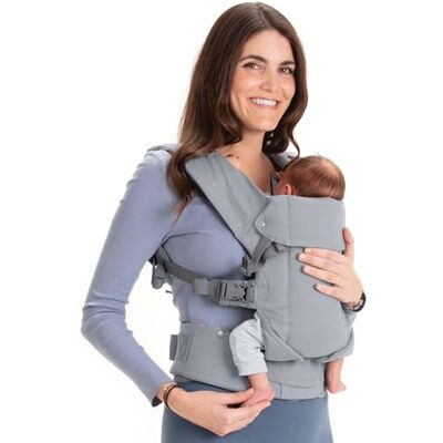 Beco Gemini Portabebés Ergonómico Recién Nacido, 3-16 kg, Gris Clásico Beco Gemini Portabebés Ergonómico Recién Nacido, 3-16 kg, Gris Clásico