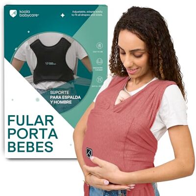 KOALA BABYCARE Portabebés fácil de transportar, unisex ajustable portabebés versátil de hasta 9 kg Boudeaux Diseño registrado KBC® KOALA BABYCARE Portabebés fácil de transportar, unisex ajustable portabebés versátil de hasta 9 kg Boudeaux Diseño registrado KBC®