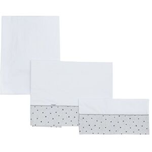 Cambrass Stela Sábanas para capazo, 3 piezas, 80 x 120 cm, color gris Cambrass Stela Sábanas para capazo, 3 piezas, 80 x 120 cm, color gris