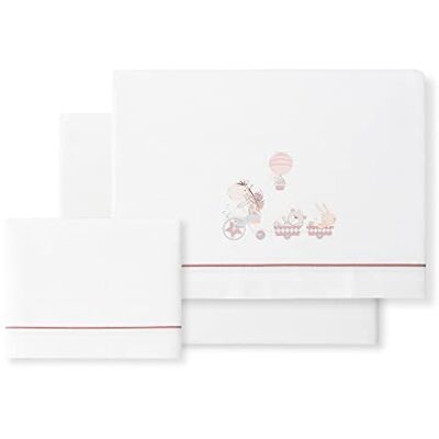 Interbaby Sábanas coche de paseo Jirafa Bicicleta blanco maquillaje Interbaby Sábanas coche de paseo Jirafa Bicicleta blanco maquillaje