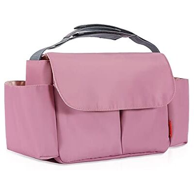 SONARIN Impermeable Bolsa Organizadora de Cochecitos,Gran Capacidad Bolsos Carritos Bebe Universal Organizador para Coches de Paseo Bolsa de Almacenamiento de Cochecito con Portavasos(Púrpura) SONARIN Impermeable Bolsa Organizadora de Cochecitos,Gran Capacidad Bolsos Carritos Bebe Universal Organizador para Coches de Paseo Bolsa de Almacenamiento de Cochecito con Portavasos(Púrpura)