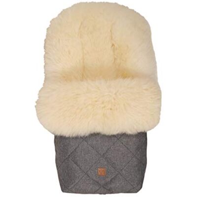 Kaiser Nelly Limited Edition Saco de abrigo de piel de cordero, color gris Kaiser Nelly Limited Edition Saco de abrigo de piel de cordero, color gris