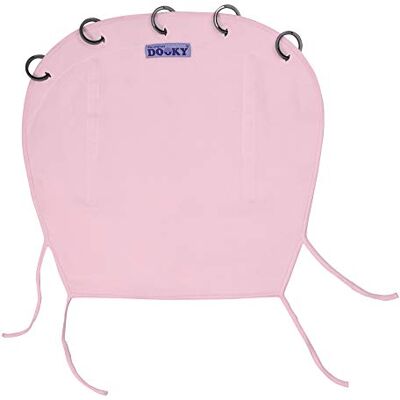 Dooky Parasol de algodón 100%. Universal. Para carrito y cochecito, fácil de montar con anillas, transpirable, protege siempre del sol SPF 40 + y repara del viento y de la lluvia. Ajustable con velcros Rosa tinta unita Baby Pink Dooky Parasol de algodón 100%. Universal. Para carrito y cochecito, fácil de montar con anillas, transpirable, protege siempre del sol SPF 40 + y repara del viento y de la lluvia. Ajustable con velcros Rosa tinta unita Baby Pink