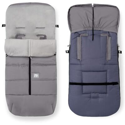 Interbaby Saco Silla Paseo Universal Saco Bebe Invierno Suave, Cálido, Afelpado Saco Carro Bebe Invierno Desmontable, Doble Apertura, Lavado Fácil, Materiales Antialérgicos Interbaby Saco Silla Paseo Universal Saco Bebe Invierno Suave, Cálido, Afelpado Saco Carro Bebe Invierno Desmontable, Doble Apertura, Lavado Fácil, Materiales Antialérgicos