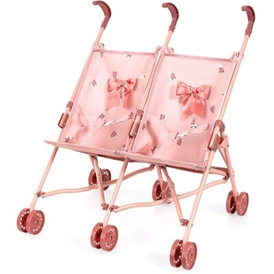 Bayer Design Sillita de Paseo para muñecas, Cochecito Doble Bayer Design Sillita de Paseo para muñecas, Cochecito Doble