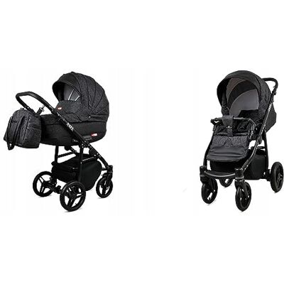 Babylux ® Carrito de Bebé Sistema de Viaje Set 2 en 1 Axel incl. Capazo, Silla de Paseo Cochecito Bolso cambiador, Cubierta para la lluvia, Mosquitera, Portavasos etc. Babylux ® Carrito de Bebé Sistema de Viaje Set 2 en 1 Axel incl. Capazo, Silla de Paseo Cochecito Bolso cambiador, Cubierta para la lluvia, Mosquitera, Portavasos etc.
