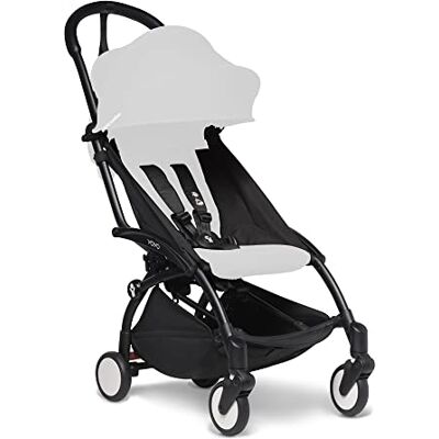 Babyzen YOYO2 Chasis de cochecito, Negro Set de textiles no incluidos Viene con arnés de 5 puntos, respaldo reclinable, extensiones de capota, correa para llevar al hombro y bolsa protectora Babyzen YOYO2 Chasis de cochecito, Negro Set de textiles no incluidos Viene con arnés de 5 puntos, respaldo reclinable, extensiones de capota, correa para llevar al hombro y bolsa protectora