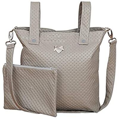 Babyline Letto Panera con neceser, unisex, color piedra Babyline Letto Panera con neceser, unisex, color piedra