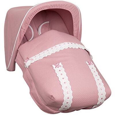 Babyline Saco Portabebé Universal PIQUE ROSA ALTA GAMA+ Capota de Regalo + cubre arnés de regalo!!!! Babyline Saco Portabebé Universal PIQUE ROSA ALTA GAMA+ Capota de Regalo + cubre arnés de regalo!!!!