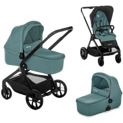 Be Cool Kombo, Cochecito Bebé 2 Piezas con Capazo Rígido Elevable y Silla de Paseo Reversible, Plegado con una Mano, Desde el Nacimiento hasta 22 kg, Azul Be Cool Kombo, Cochecito Bebé 2 Piezas con Capazo Rígido Elevable y Silla de Paseo Reversible, Plegado con una Mano, Desde el Nacimiento hasta 22 kg, Azul